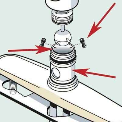 parts of a faucet diagram