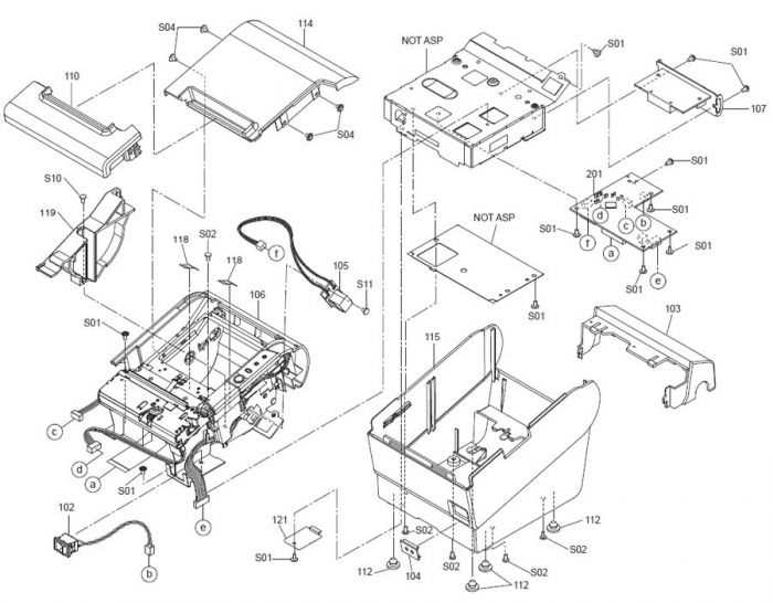 parts of a printer diagram