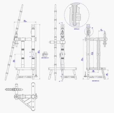 parts of a spinning wheel diagrams