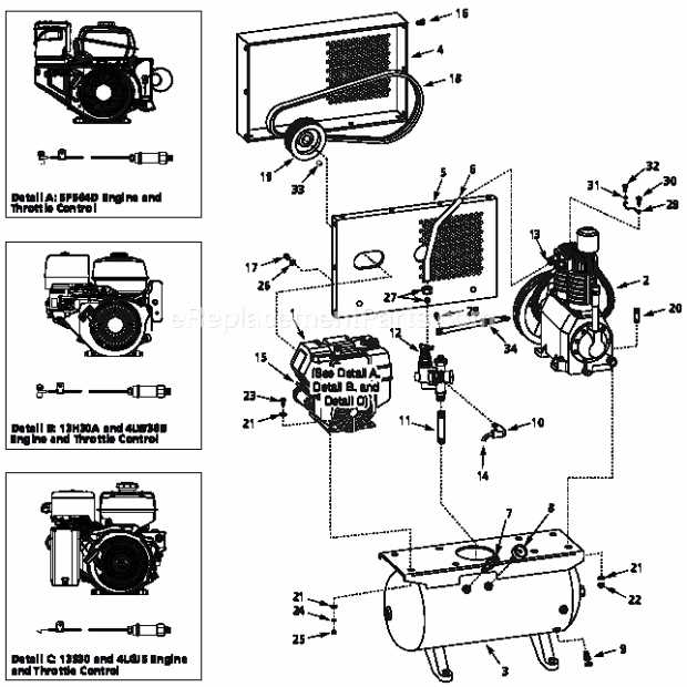 speedaire compressor parts diagram