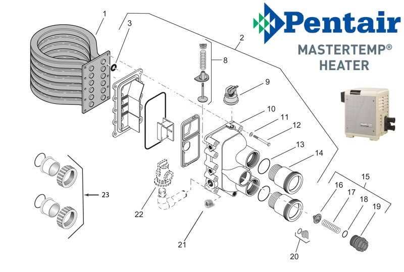 pentair mastertemp parts diagram