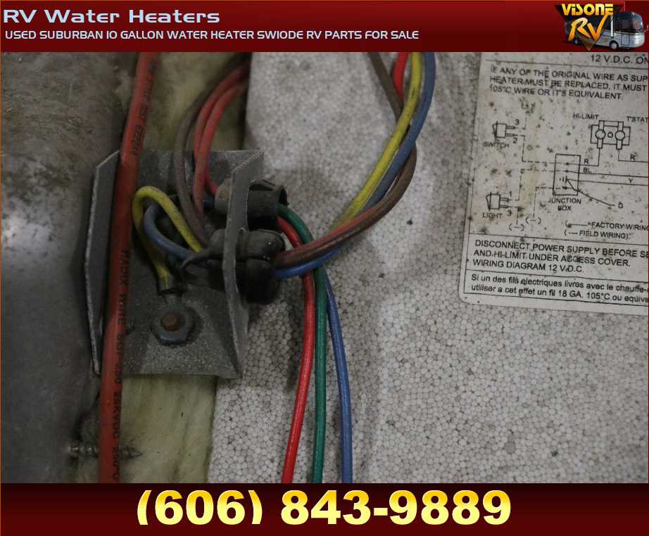 suburban water heater parts diagram