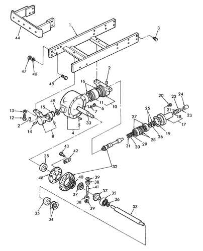 ford 1710 tractor parts diagram