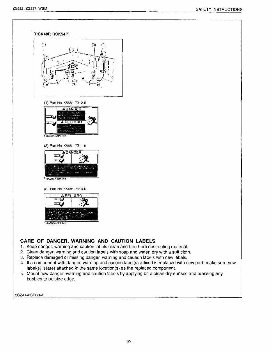 kubota zg227 parts diagram