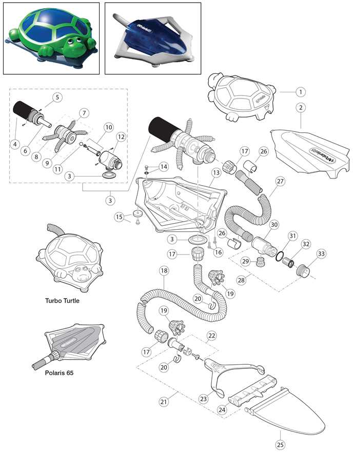 polaris 360 parts diagram