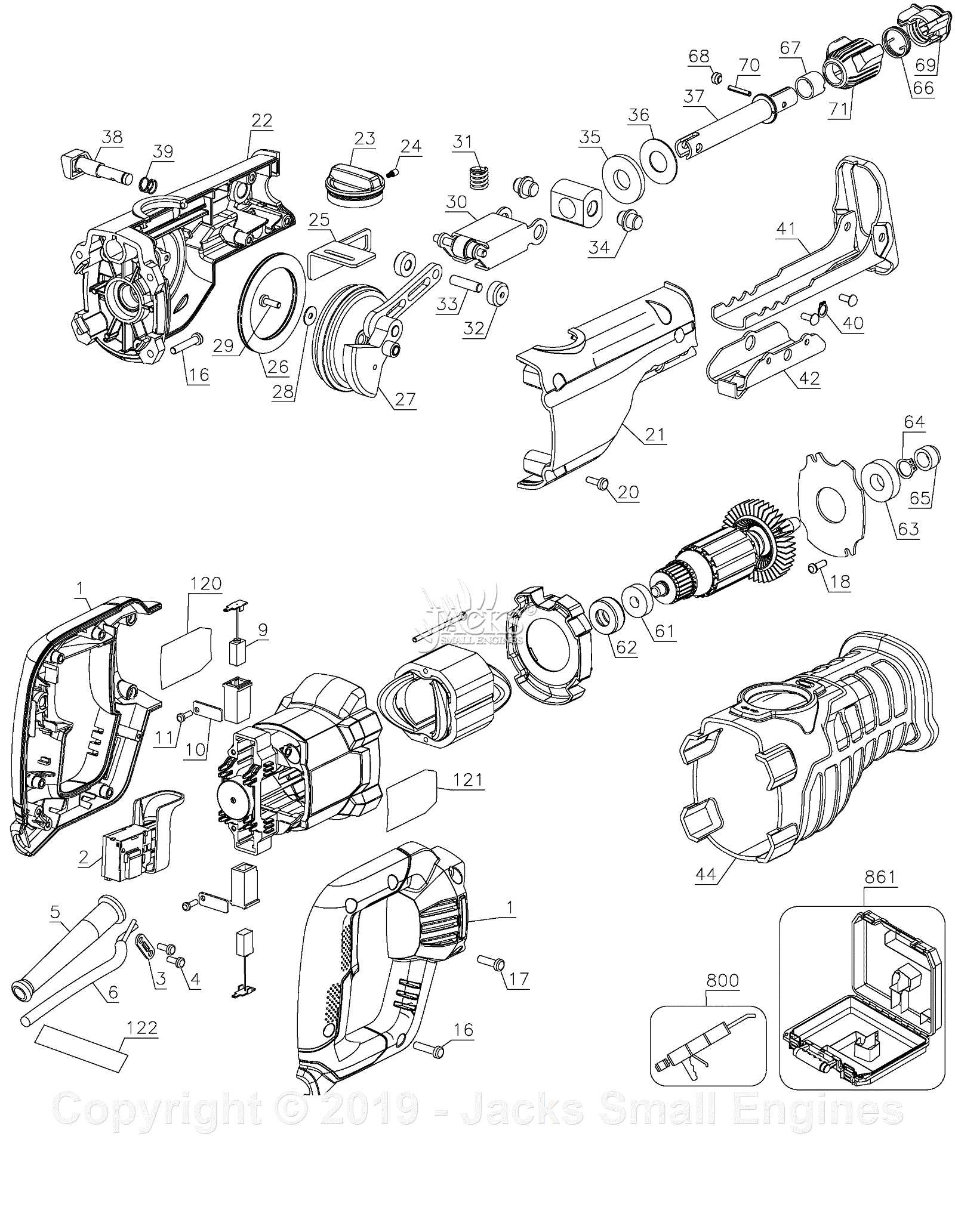 porter cable rn175a parts diagram