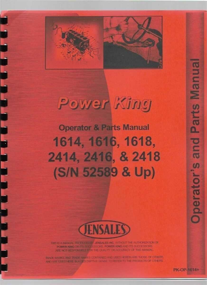 power king tractor parts diagram