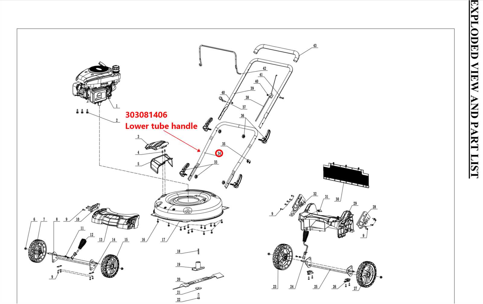 power smart snow blower parts diagram