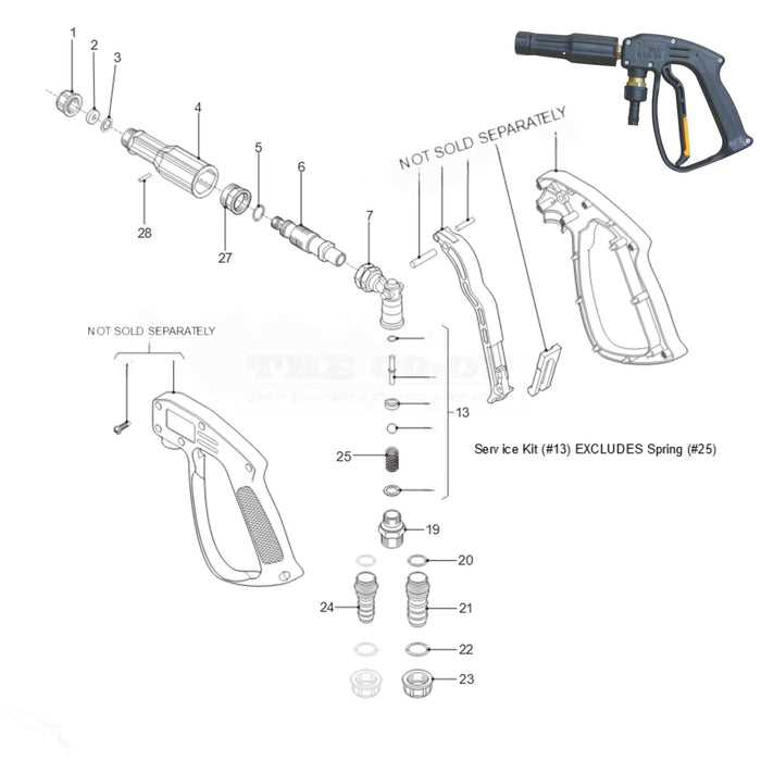 pressure washer gun parts diagram