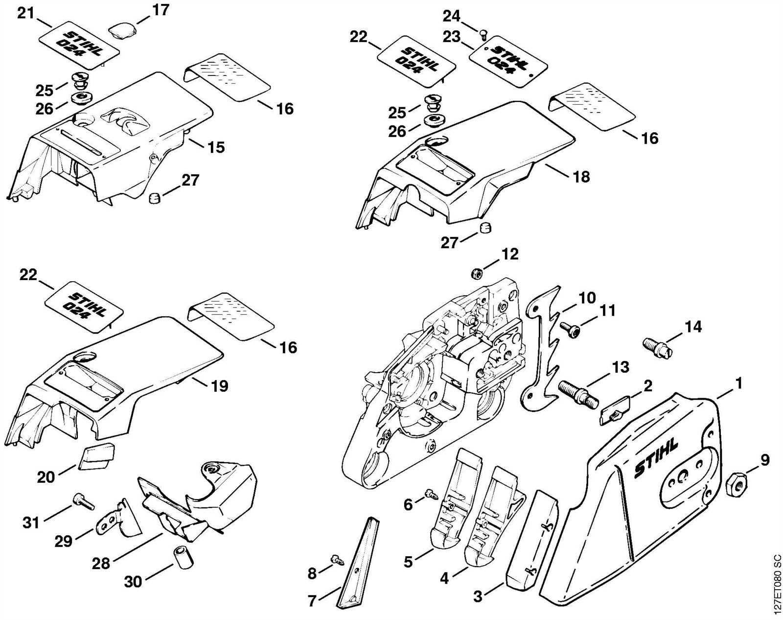 stihl ms180 parts diagram