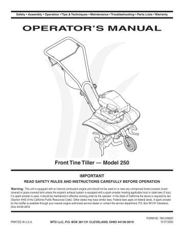 bolens tiller parts diagram