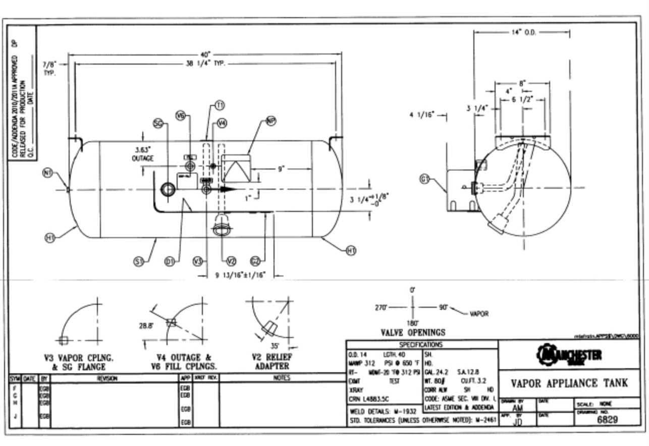 propane tank parts diagram