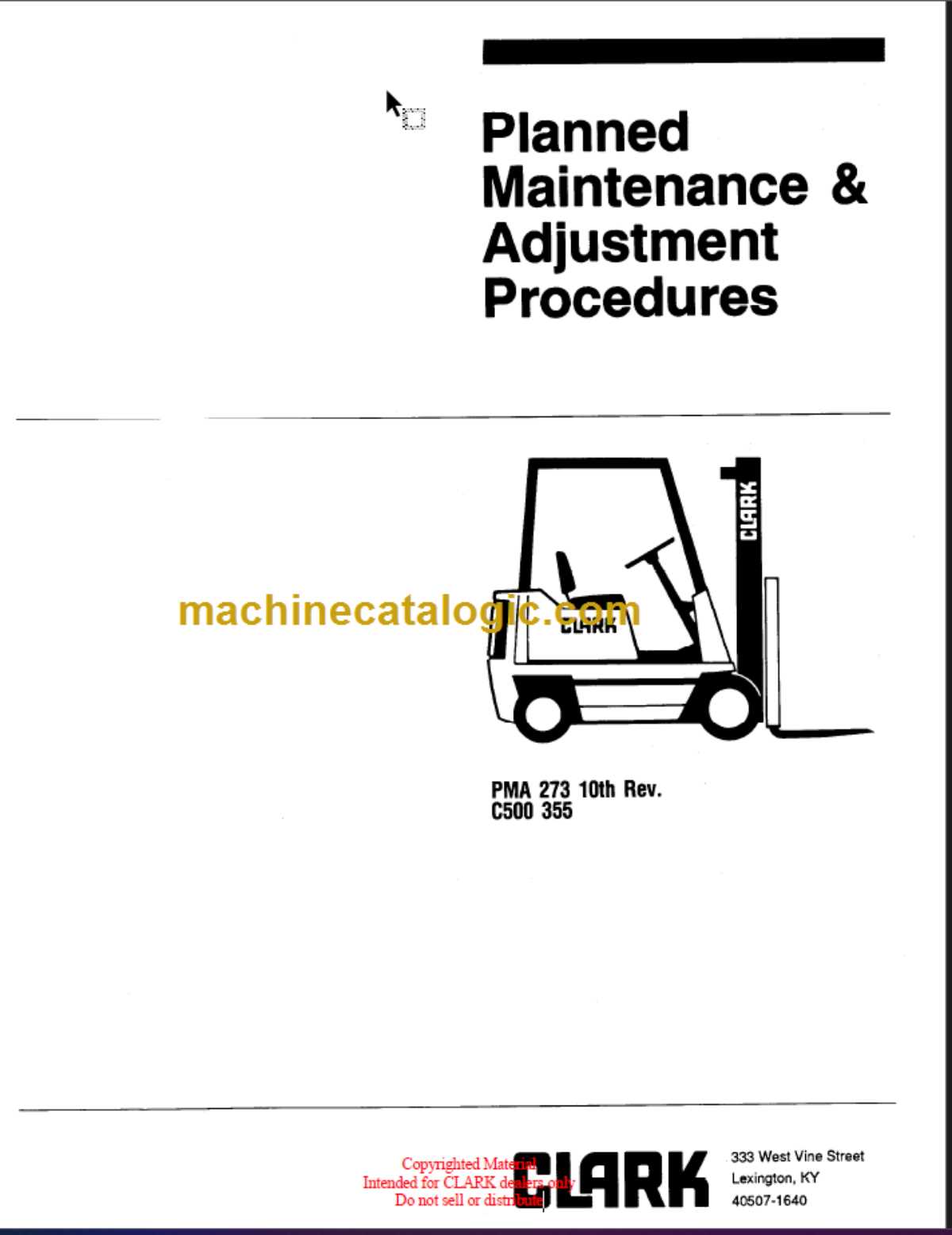 clark c500 forklift parts diagram