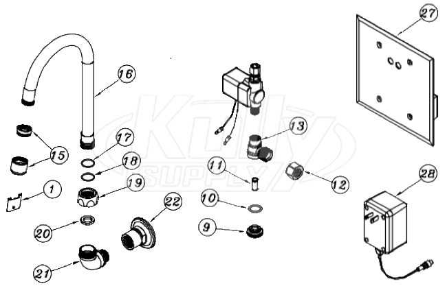 fisher faucet parts diagram