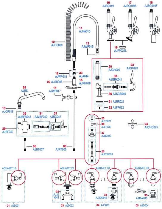 fisher faucet parts diagram