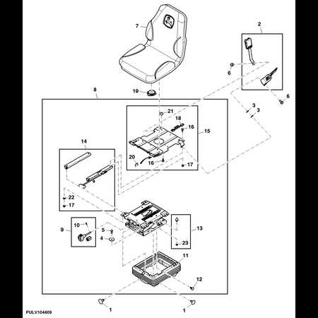 john deere 1025r parts diagram