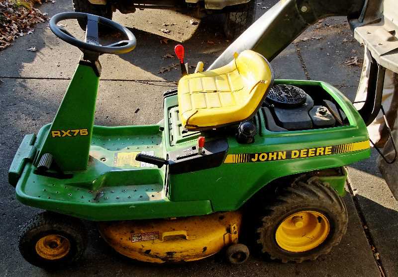 john deere rx75 parts diagram