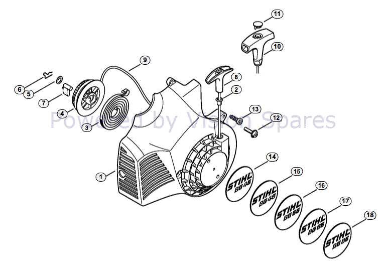 stihl bg75 parts diagram