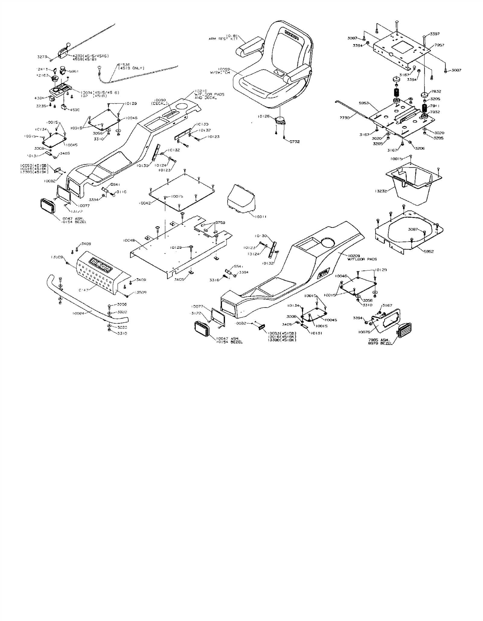 dixon mower parts diagram