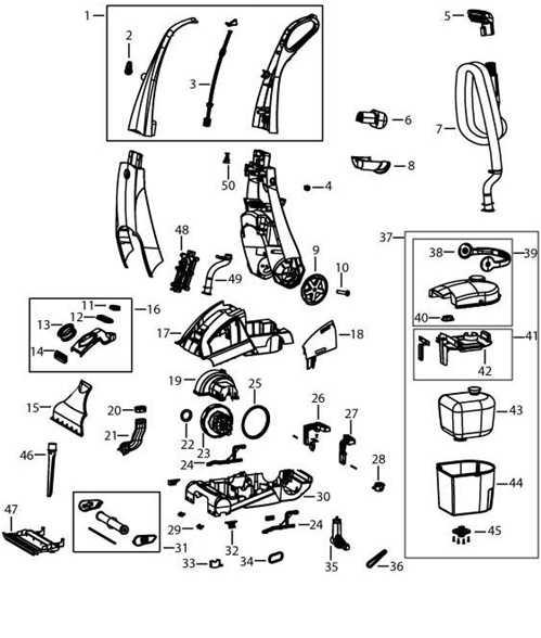 bissell proheat 2x pet parts diagram