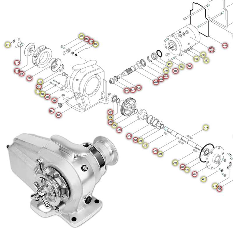 traveller winch parts diagram