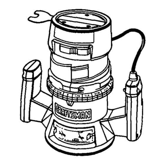 craftsman router parts diagram