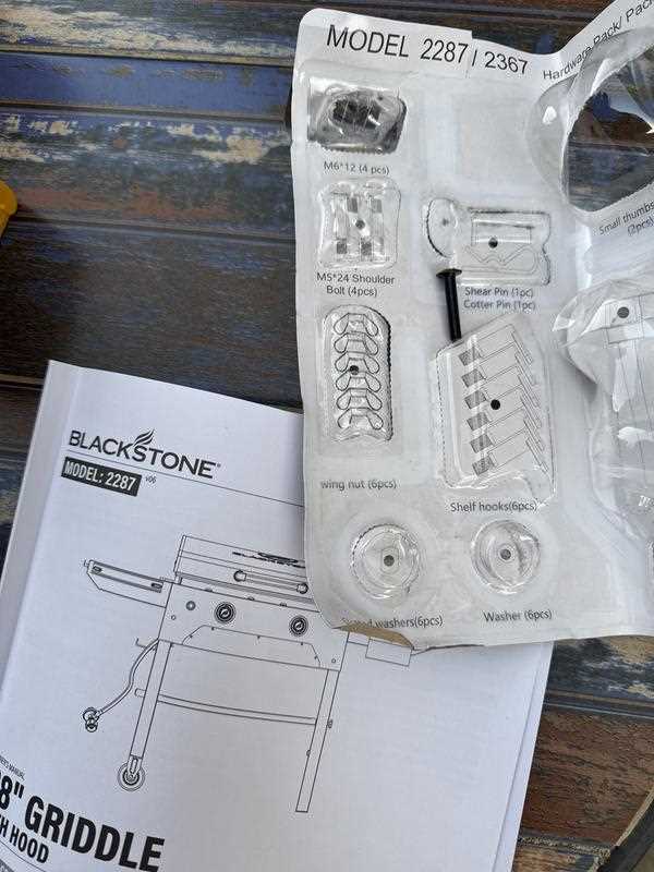 blackstone griddle parts diagram