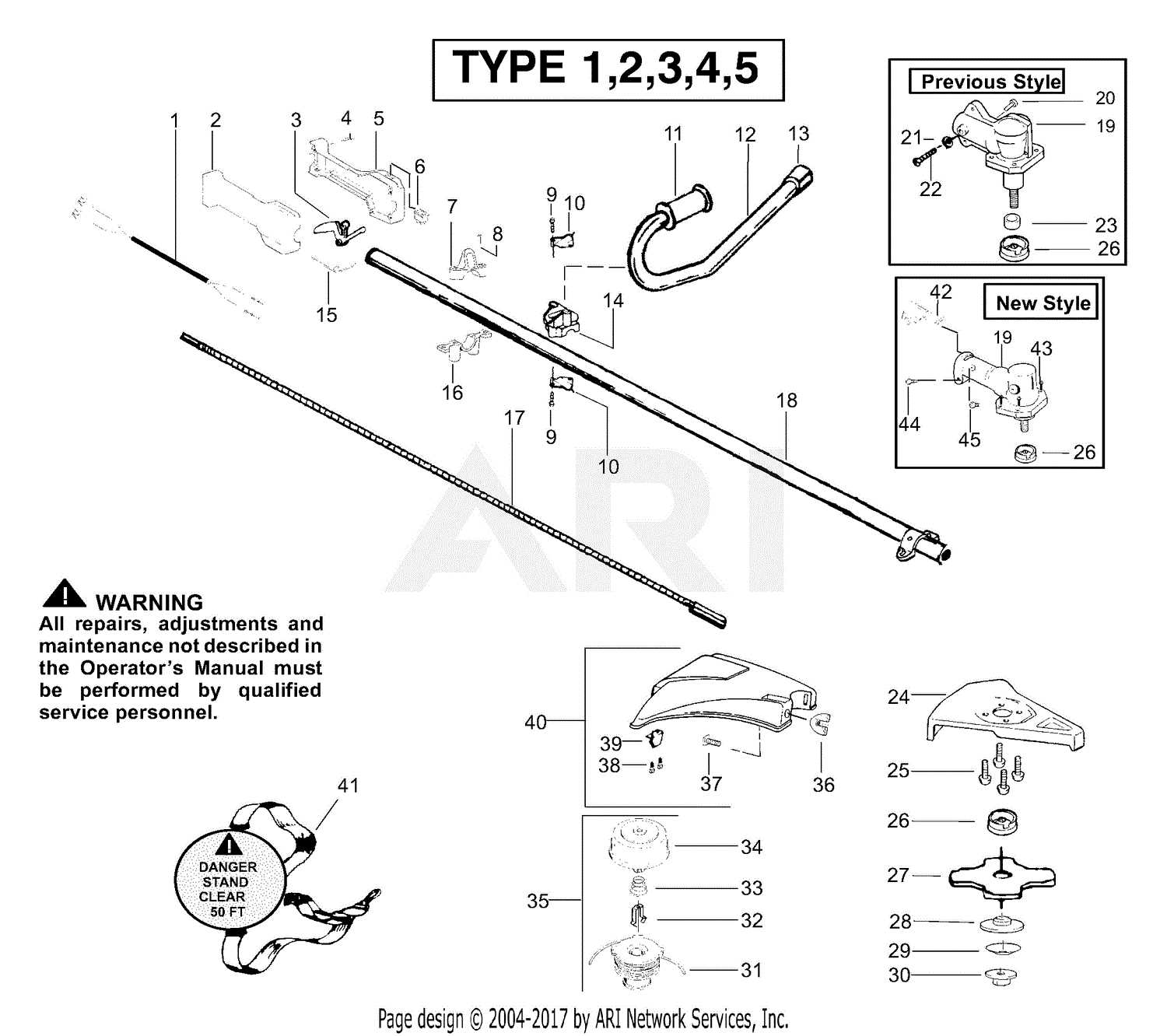 weedeater parts diagram