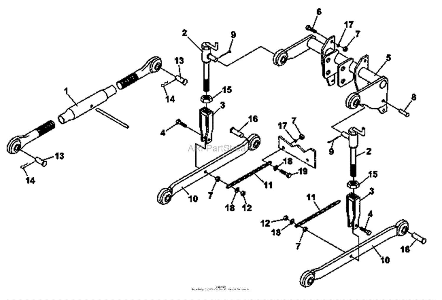 kubota bx 3 point hitch parts diagram