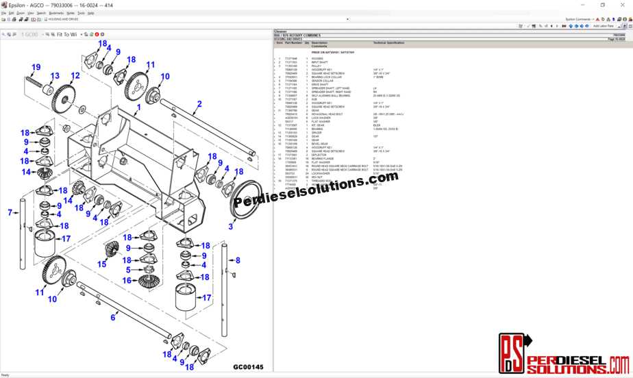 hesston pt 10 parts diagram