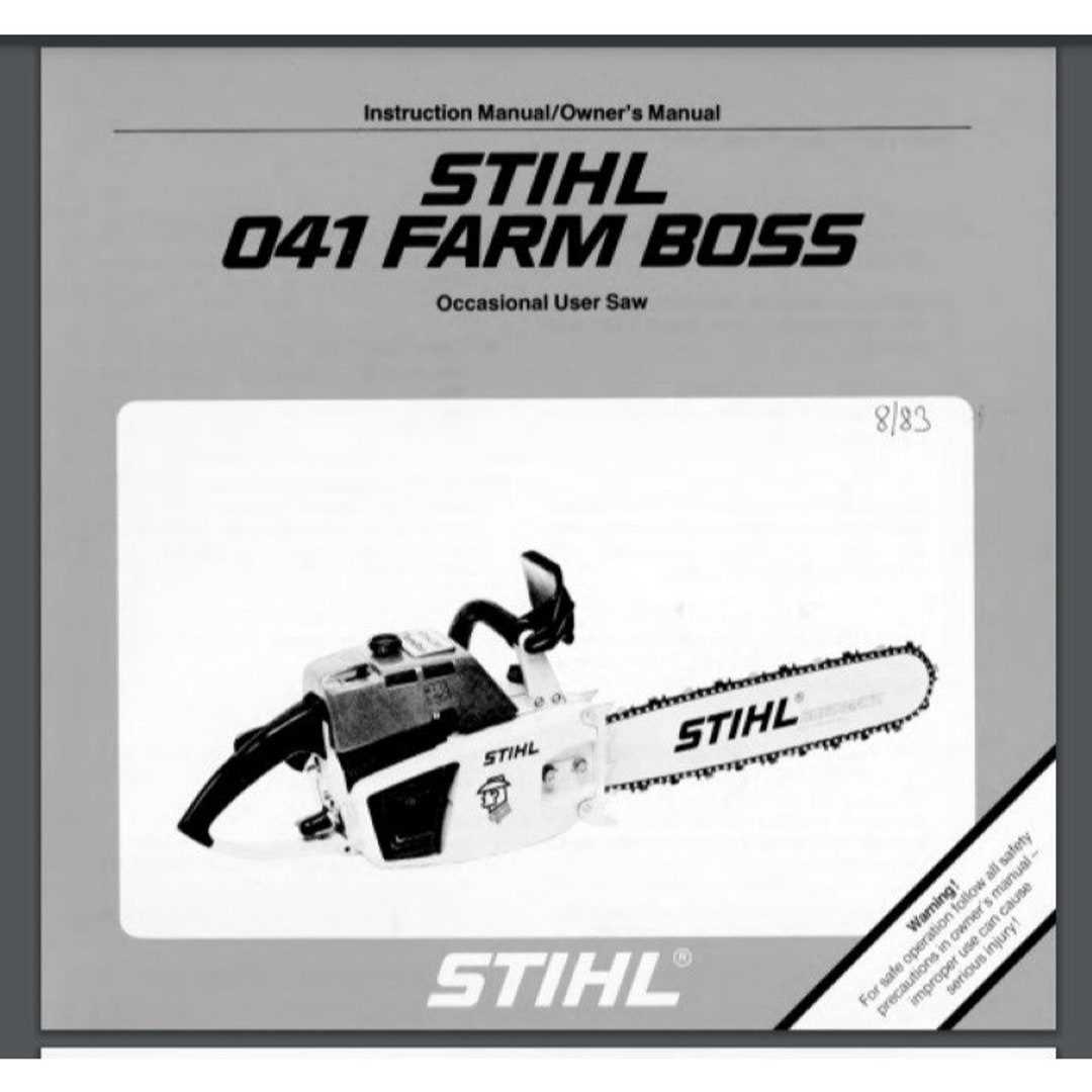 stihl 041 farm boss parts diagram