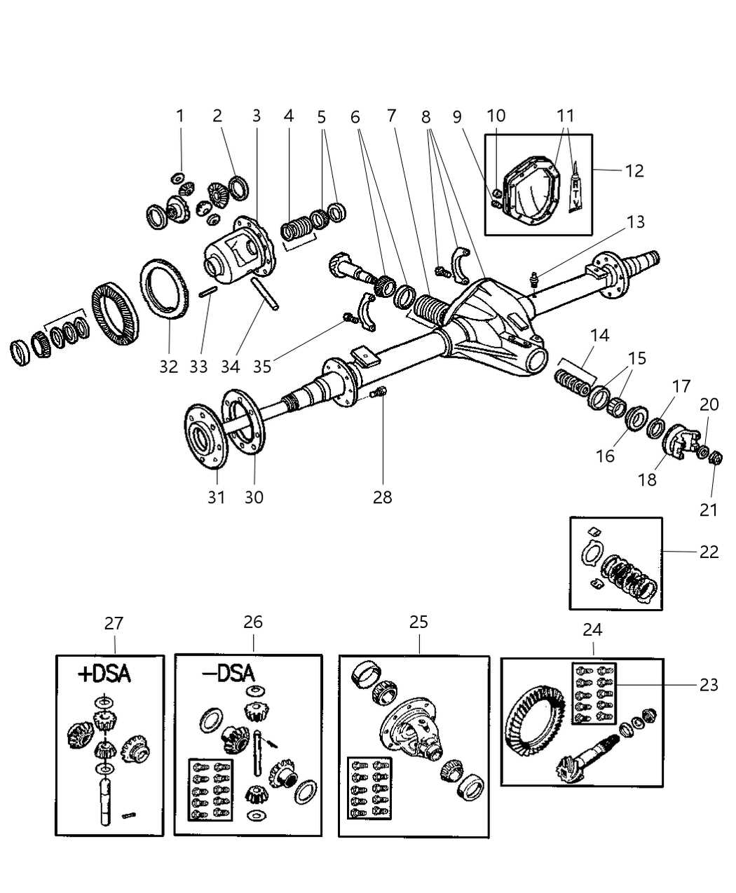 drive shaft parts diagram