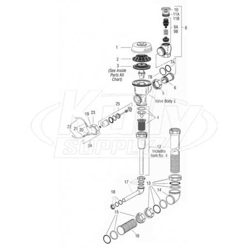 sloan parts diagram