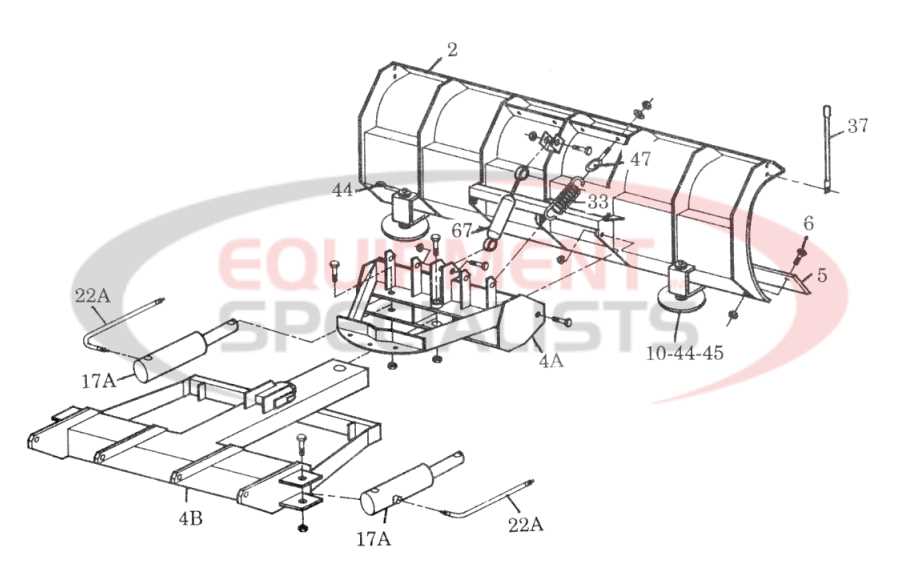 boss snow plow parts diagram