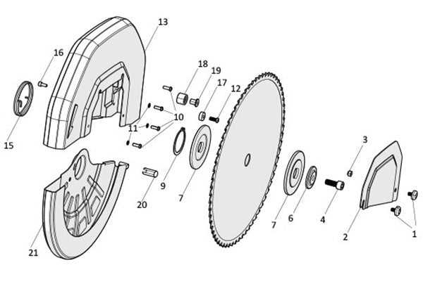 mitre saw parts diagram