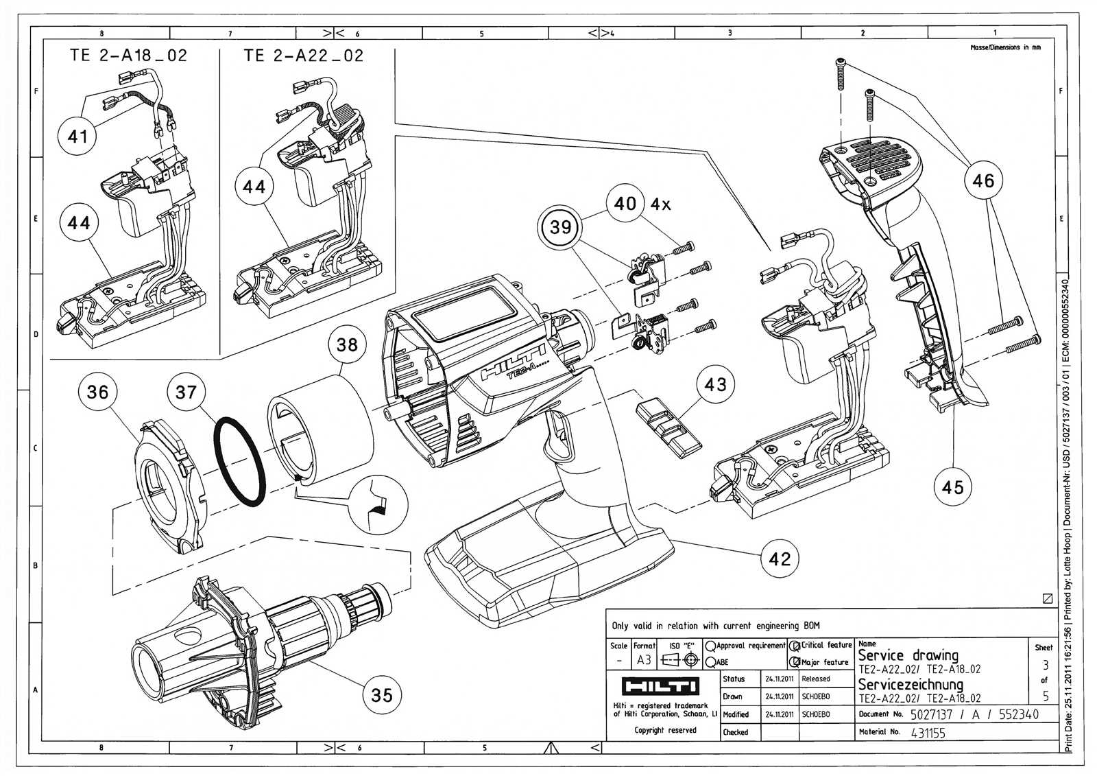 hilti parts diagram