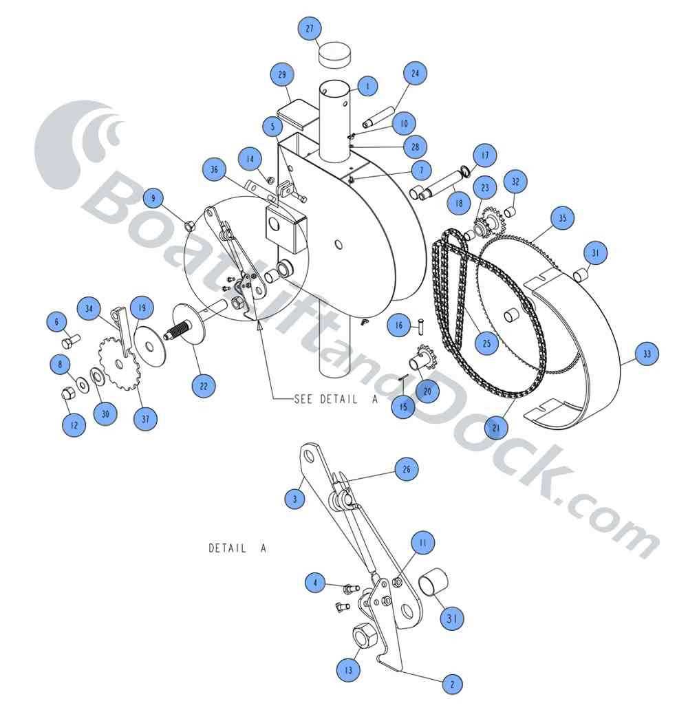 shorestation parts diagram