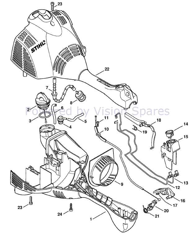 stihl trimmer parts diagrams