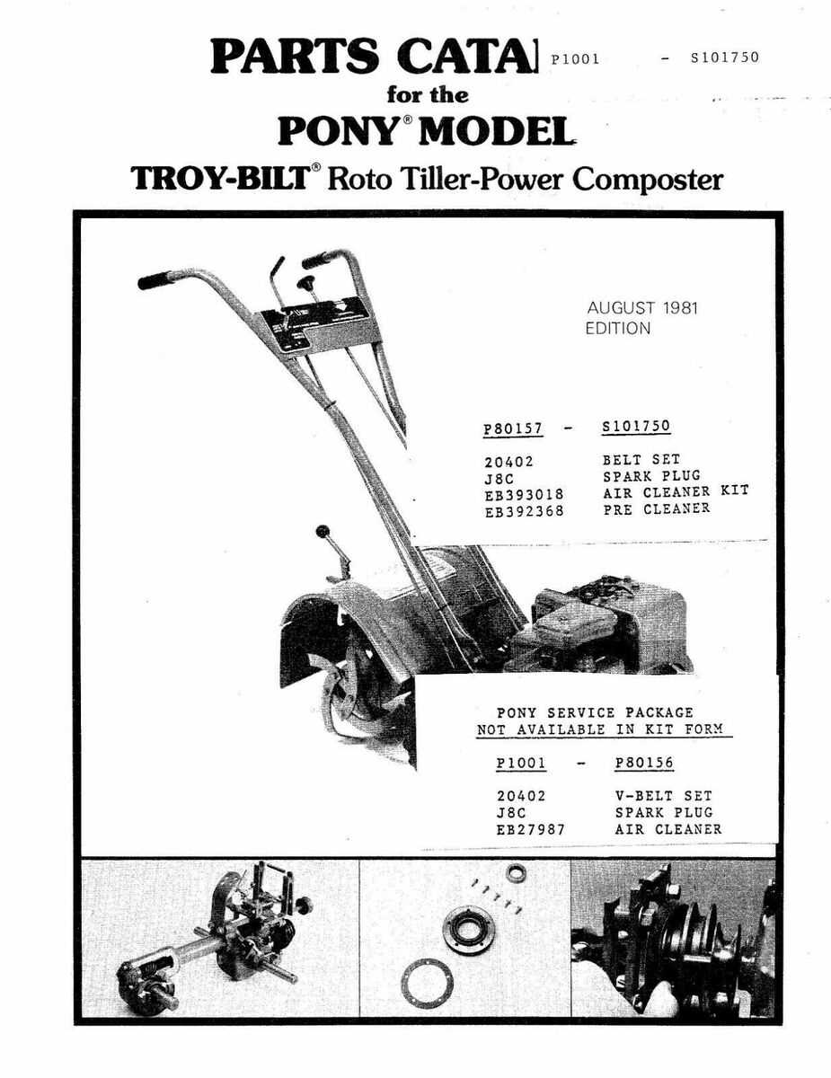 troy bilt bronco tiller parts diagram