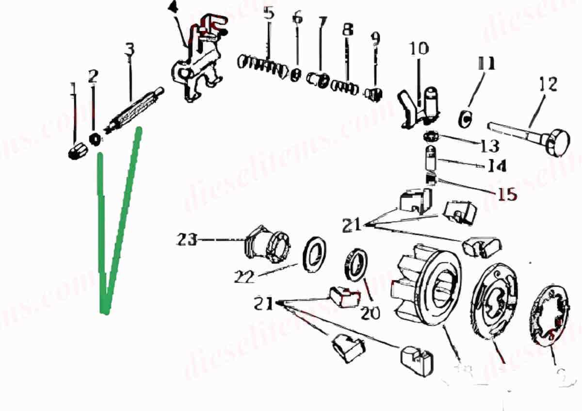 lucas cav injection pump parts diagram