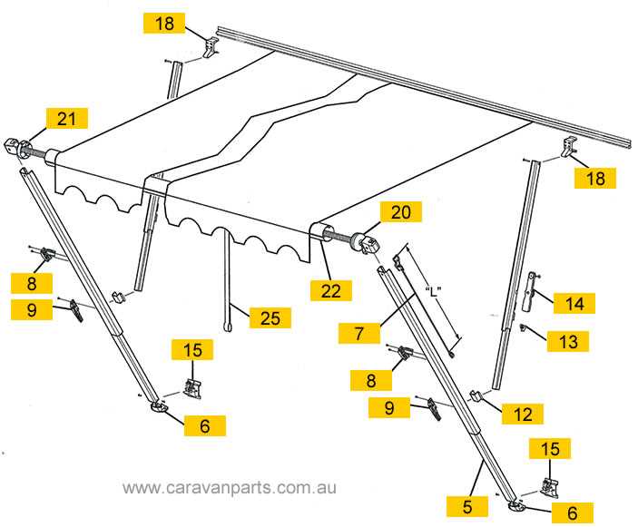 solera rv awning parts diagram