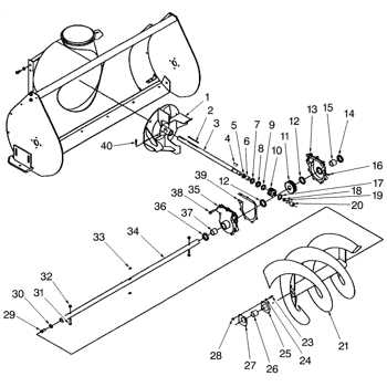 24 inch craftsman snowblower parts diagram