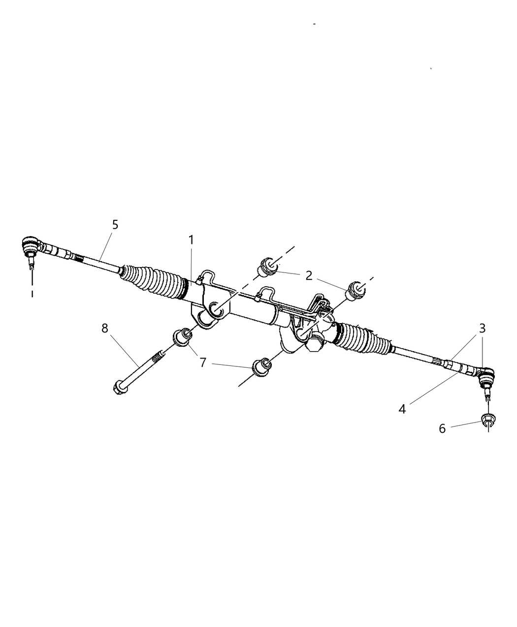 rack and pinion parts diagram