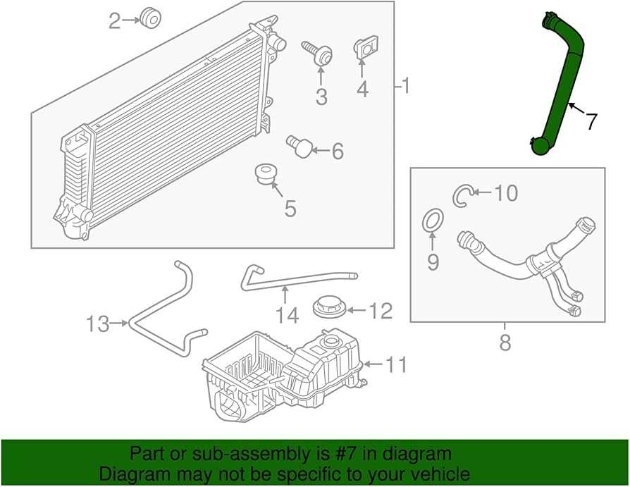 radiator parts diagram