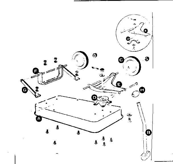 radio flyer wagon parts diagram