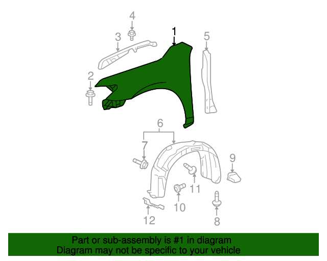 exterior toyota camry body parts diagram