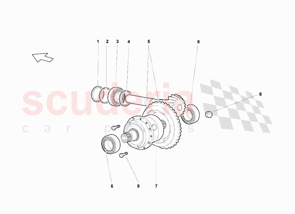 rear differential parts diagram