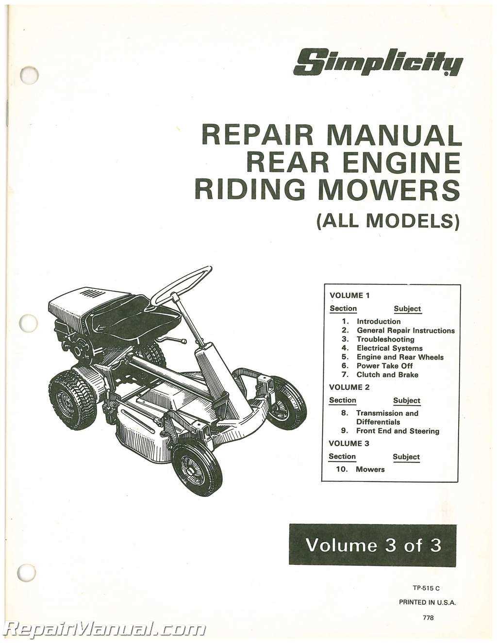 rear engine snapper riding mower parts diagram