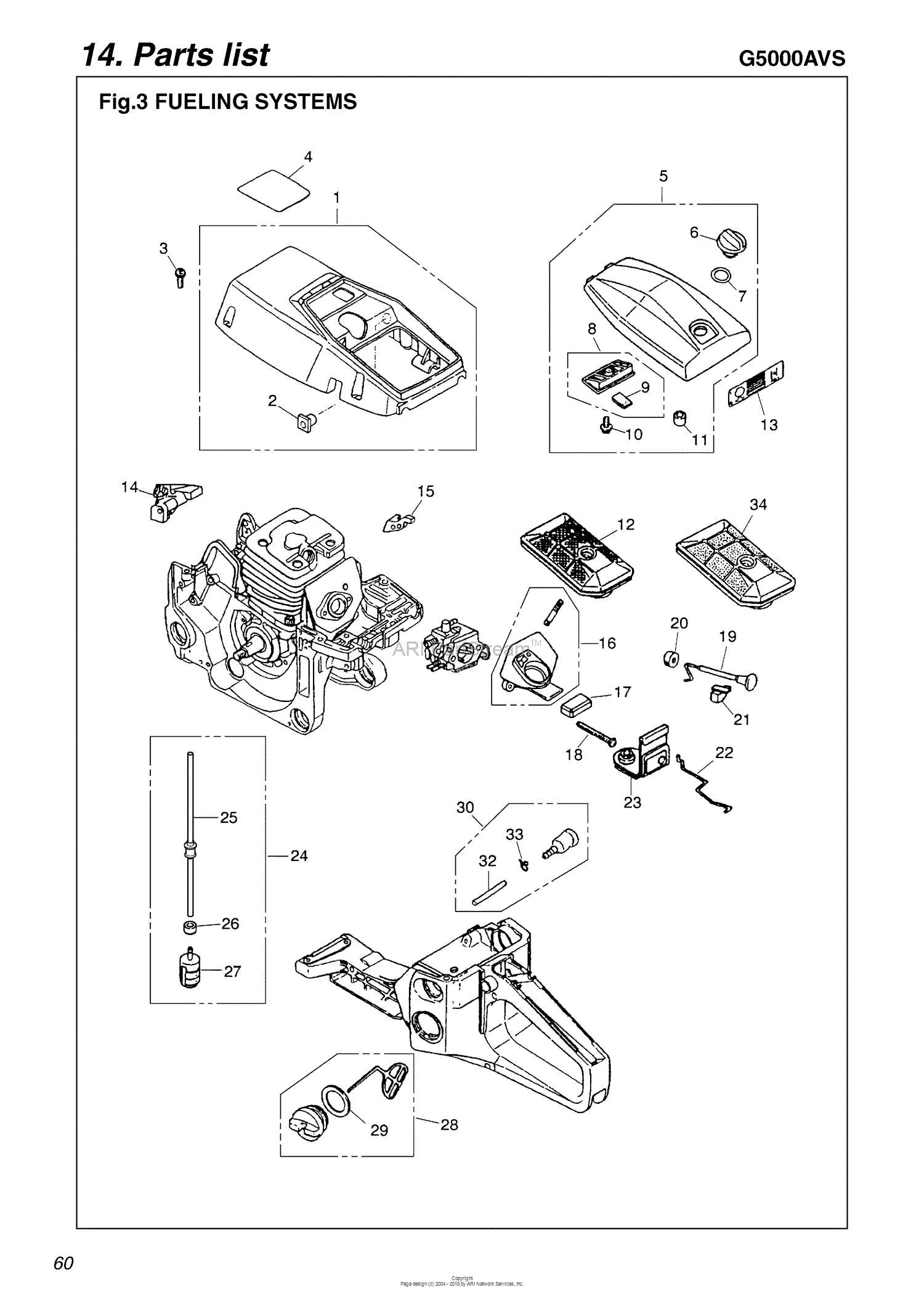 redmax g20ls parts diagram