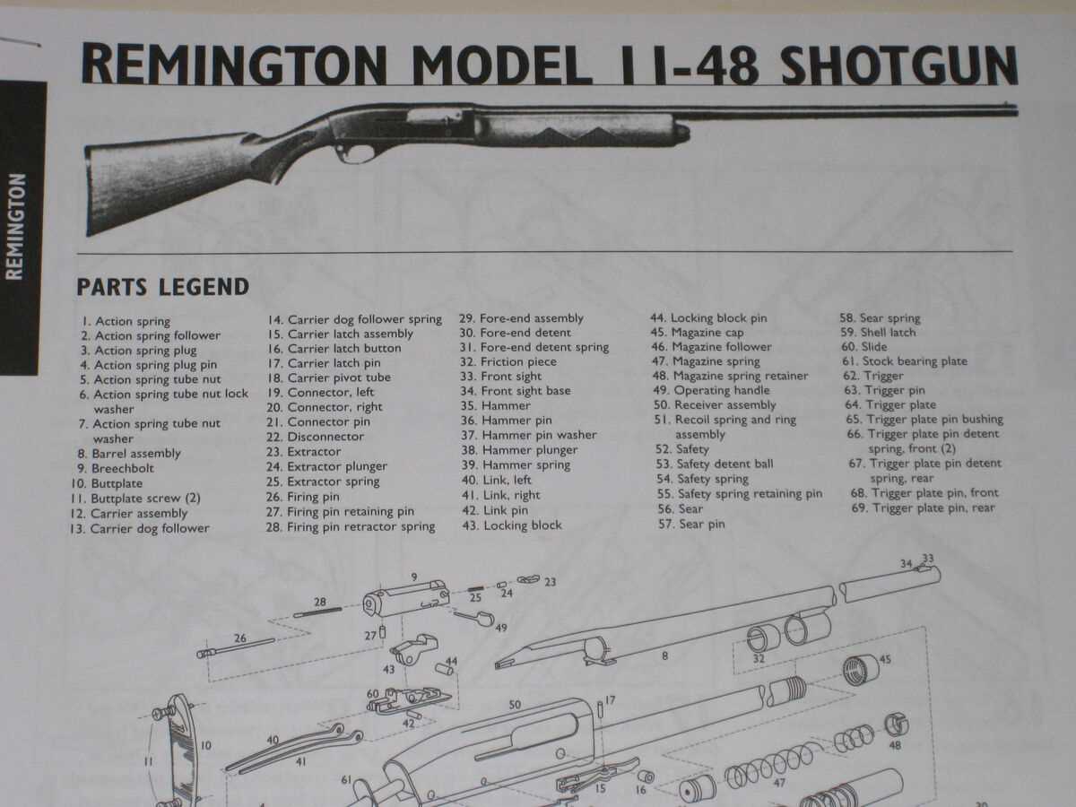 remington 11 87 parts diagram